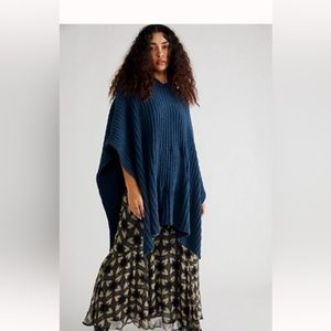 Free People Poncho NWT